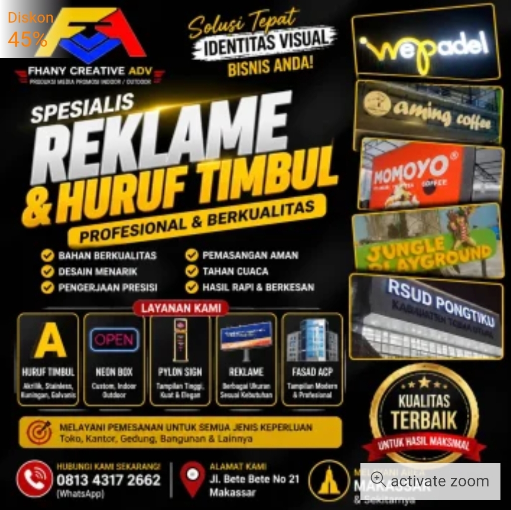 Fhany creative advertising