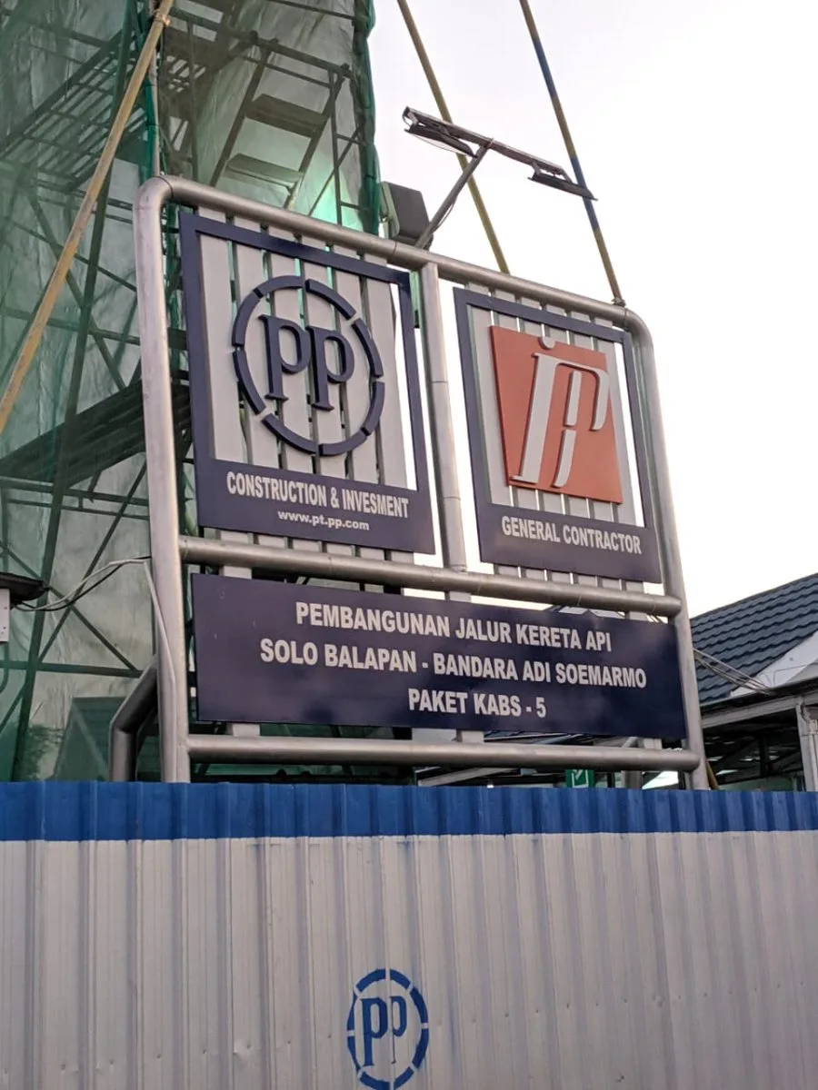 Signage Papan Nama Proyek