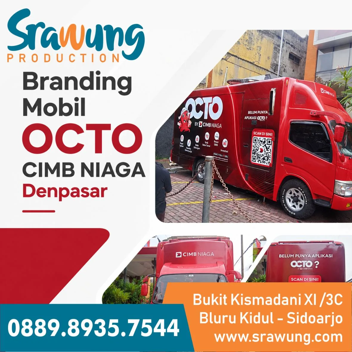 Branding Mobil OCTO CIMB NIAGA Denpasar