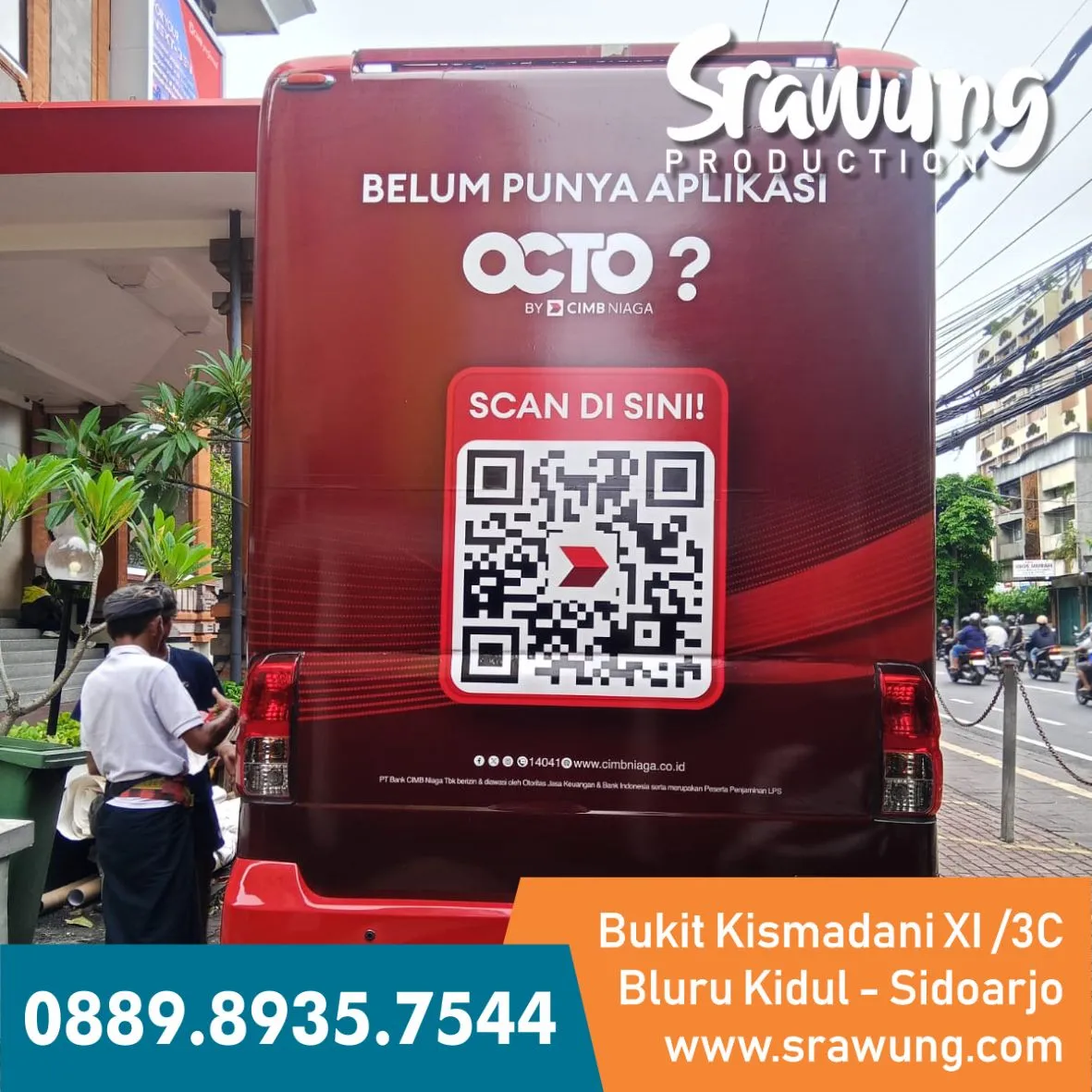 Branding Mobil OCTO CIMB NIAGA Denpasar foto 3