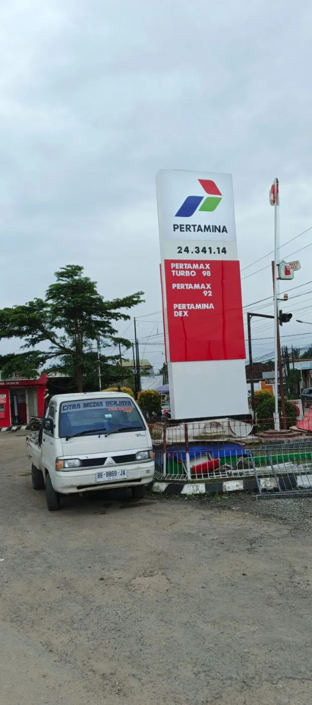 Totem Box SPBU + LED HARGA foto 4