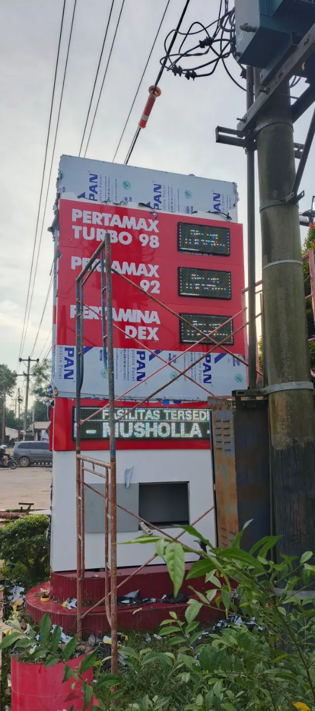 Totem Box SPBU + LED HARGA foto 2