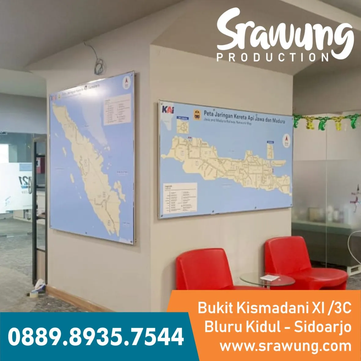 Papan Peta KAI Centre Jakarta Pusat foto 3