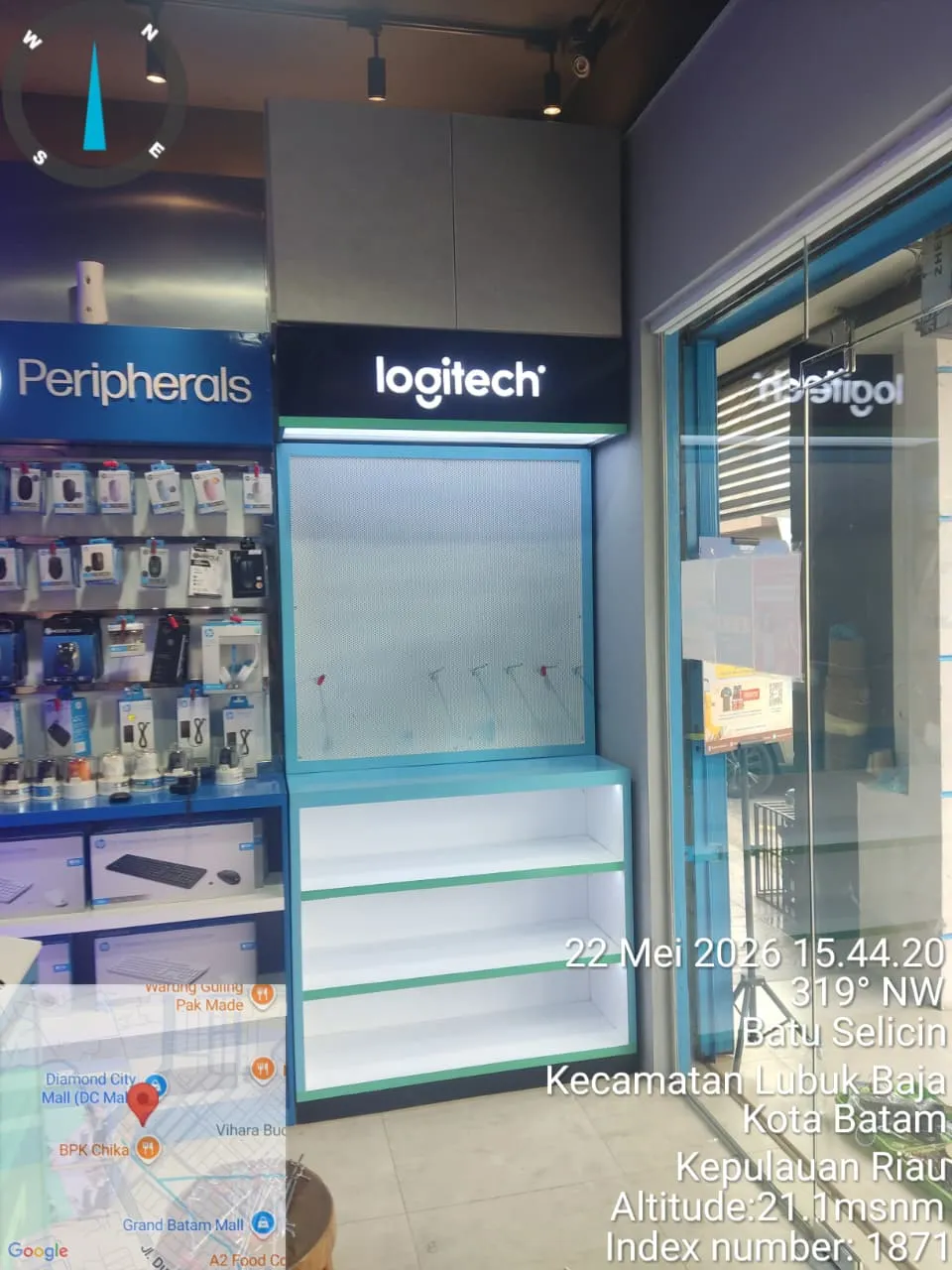 Meja display asus foto 5