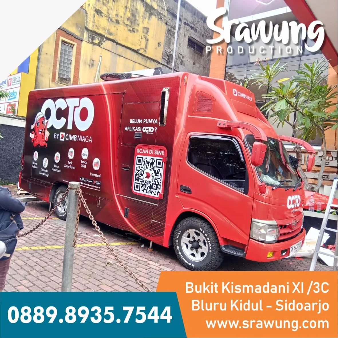 Branding Mobil OCTO CIMB NIAGA Denpasar foto 1