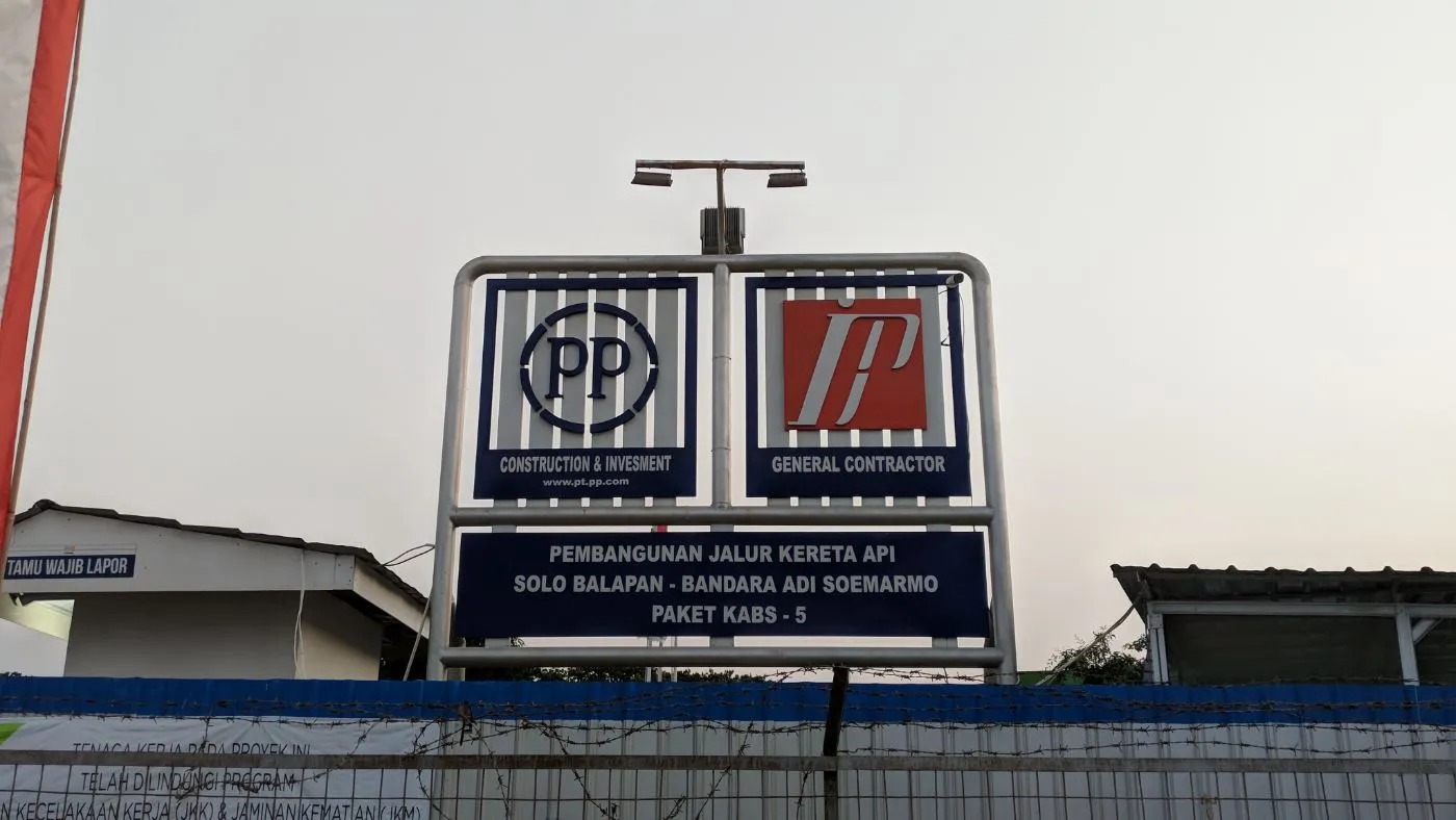 Signage Papan Nama Proyek foto 1