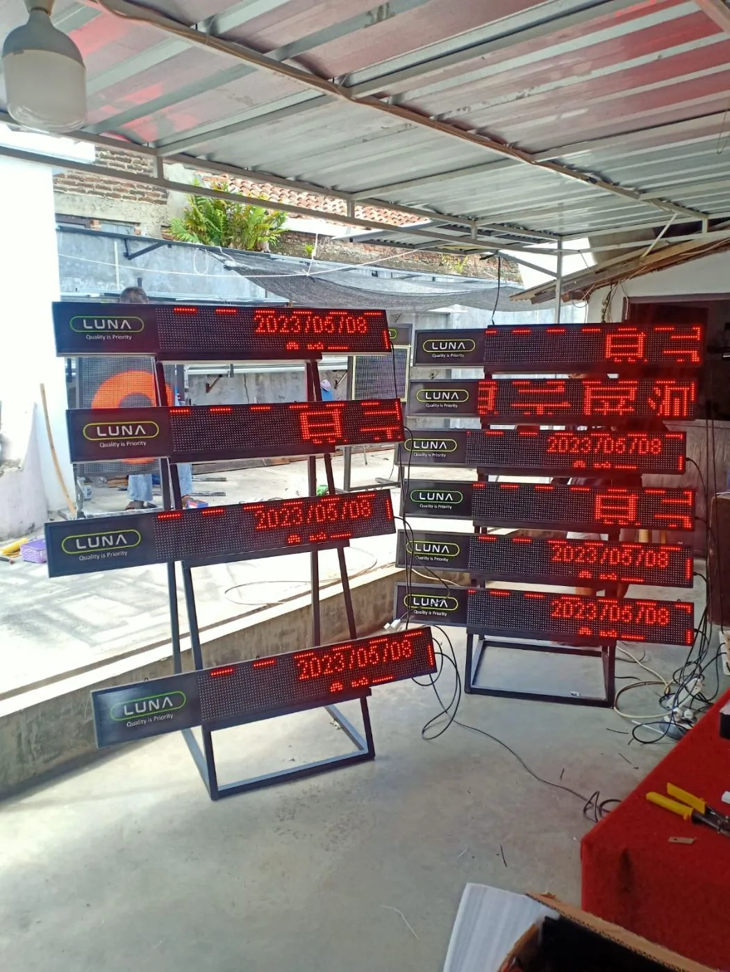 Pembuatan Running Text dan Jam Digital Masjid foto 5