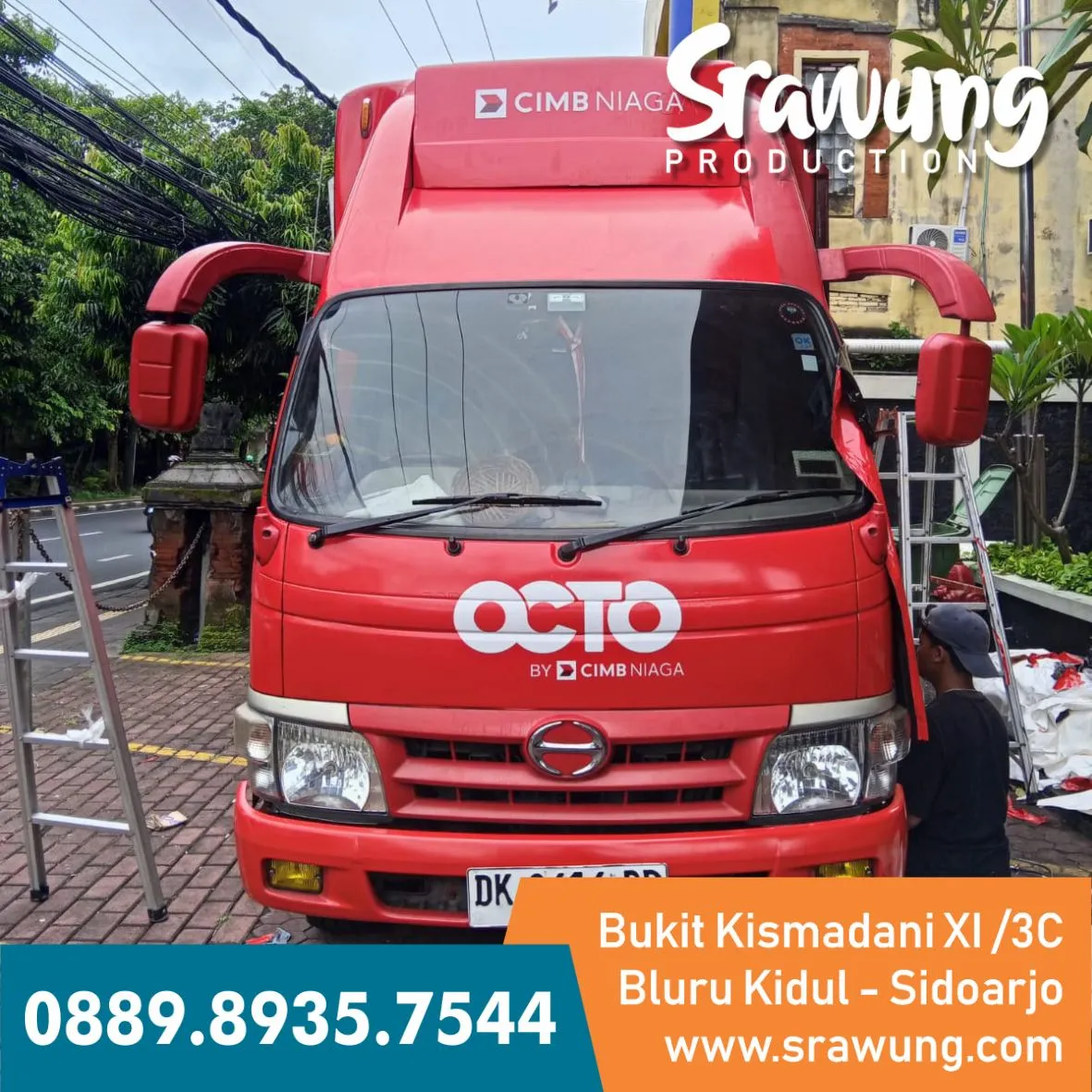 Branding Mobil OCTO CIMB NIAGA Denpasar foto 4