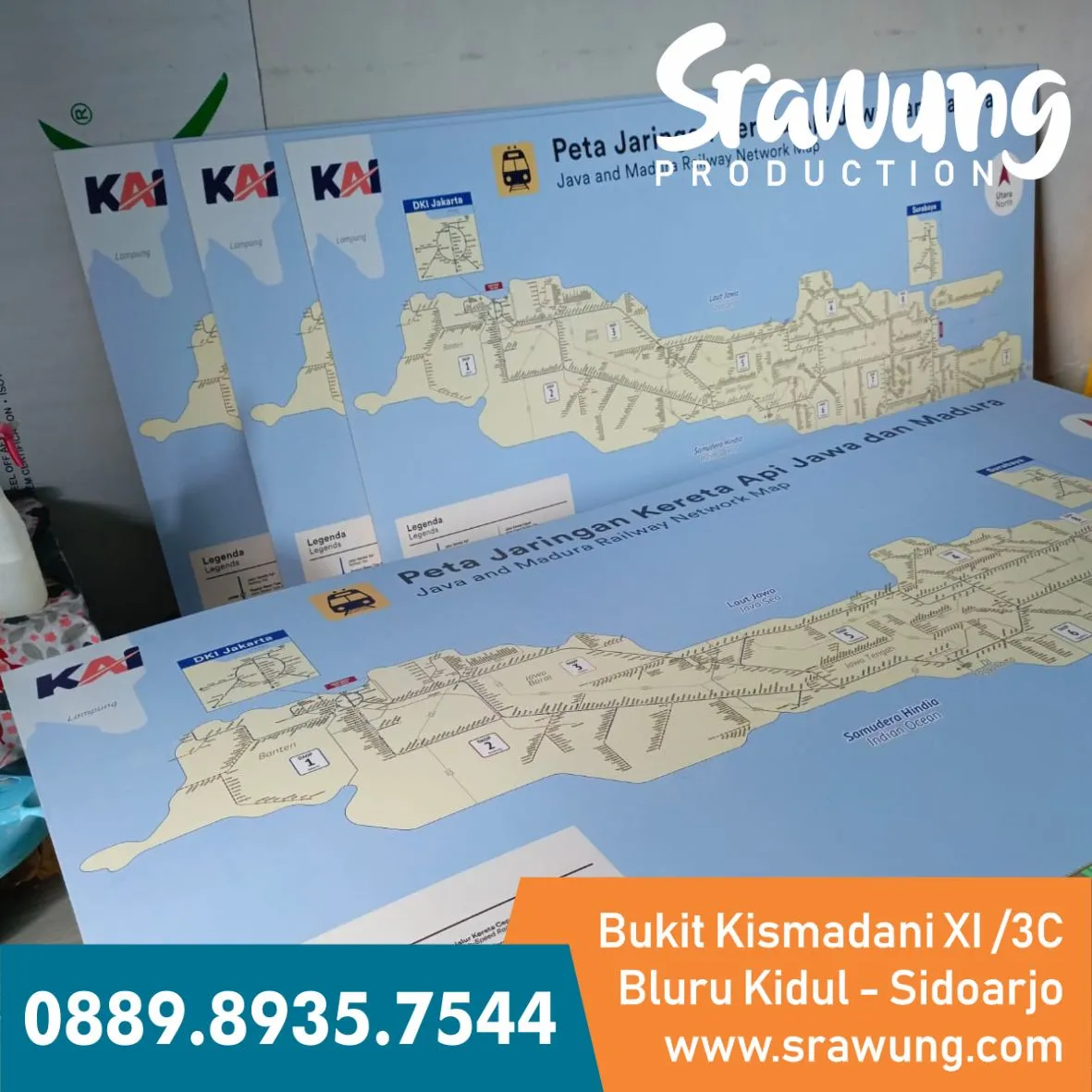 Papan Peta KAI Centre Jakarta Pusat foto 5