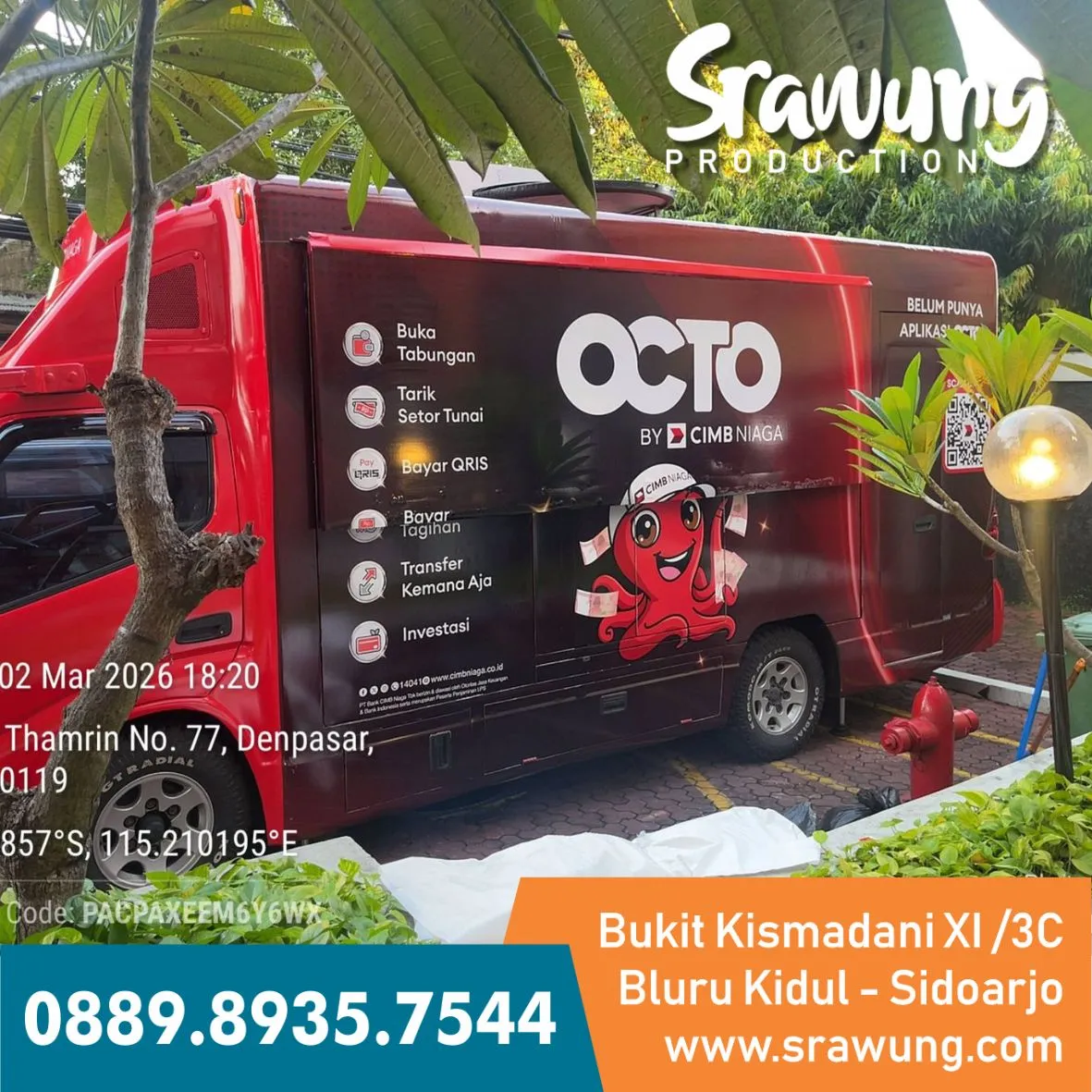 Branding Mobil OCTO CIMB NIAGA Denpasar foto 5