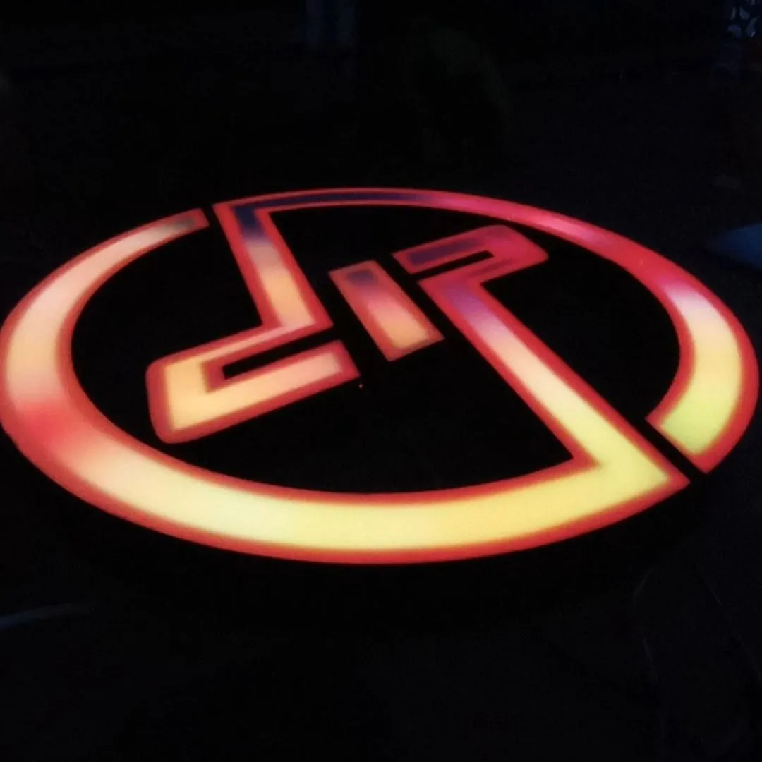 Huruf timbul RGB animasi logo DIP foto 2