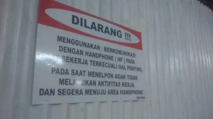 RAMBU RAMBU DAN SAFETY SIGN foto 6