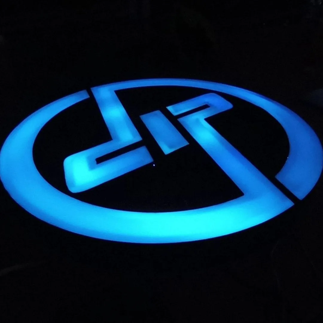 Huruf timbul RGB animasi logo DIP foto 1