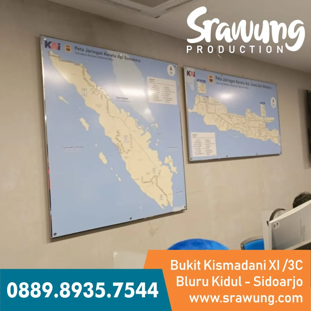 Papan Peta KAI Centre Jakarta Pusat foto 1